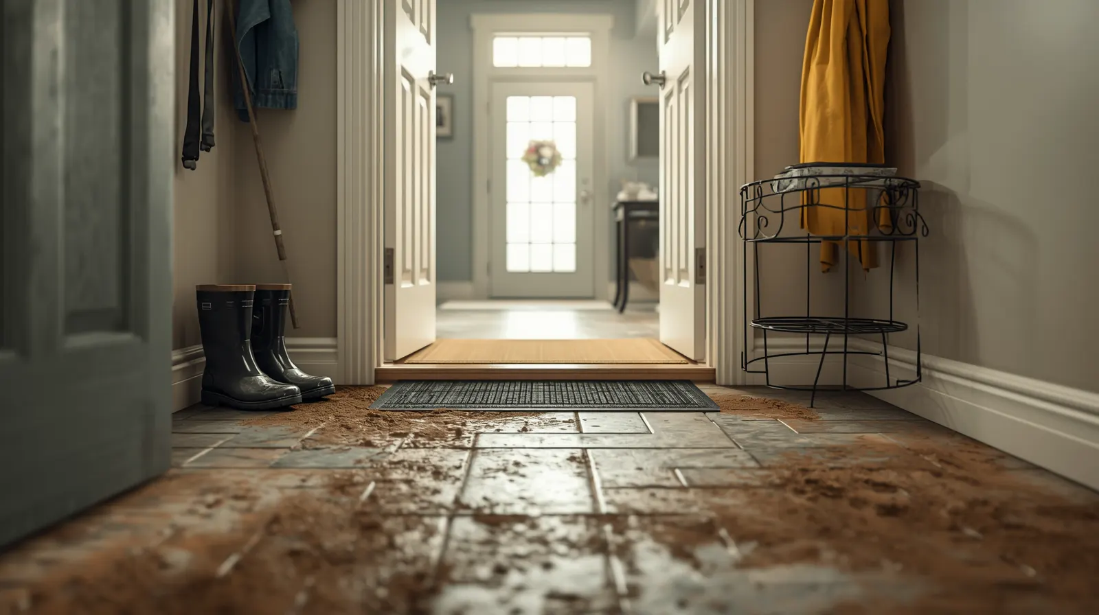 Muddy Entryway Floors