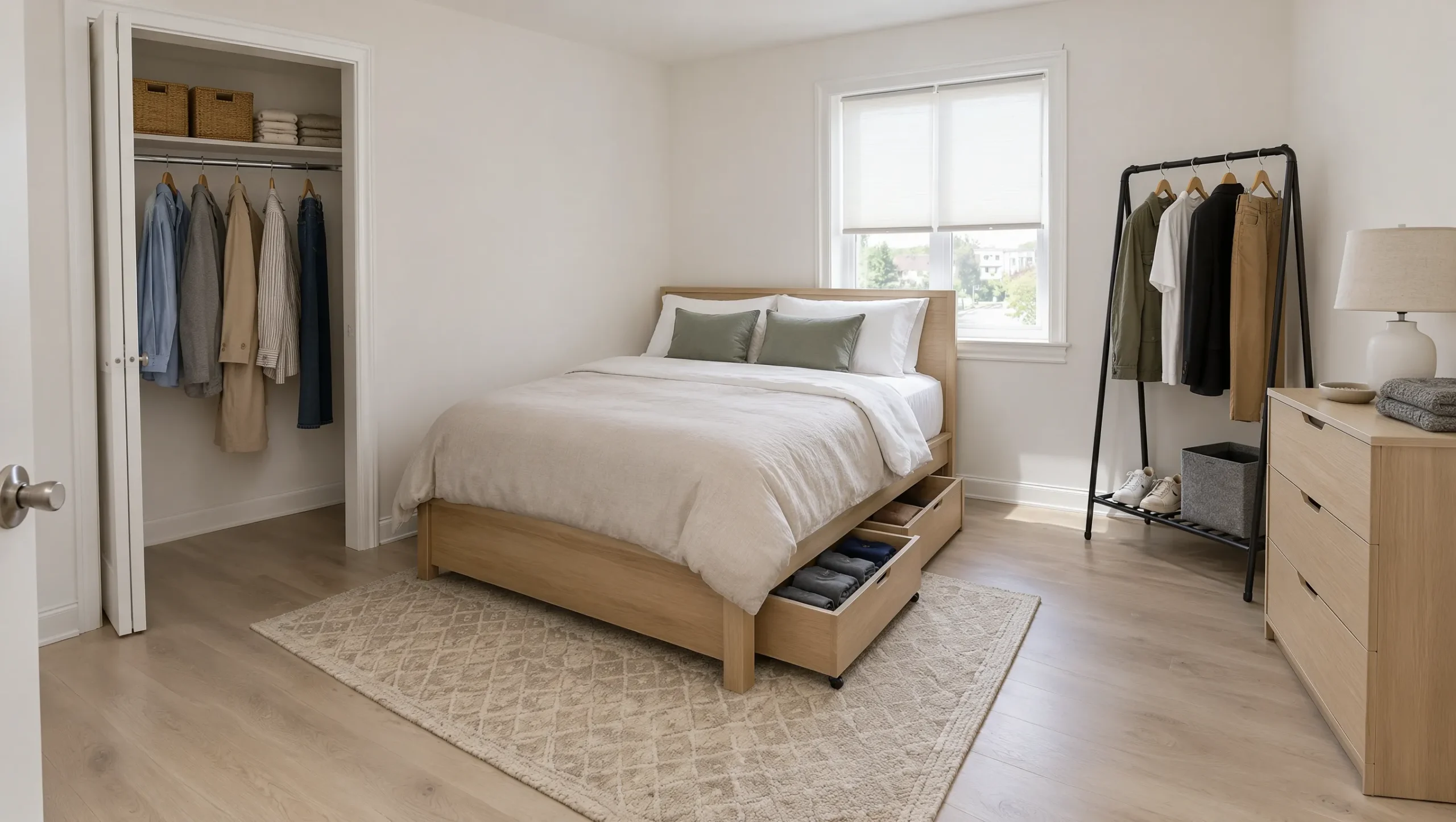 New Homes With Limited Bedroom Closet Space