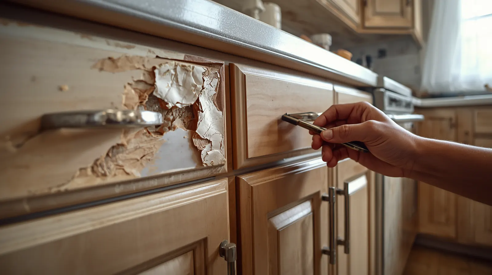 Peeling Cabinet Doors